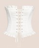 Κορσέ Λευκό κλειστό Κορσέ Λευκό κλειστό
