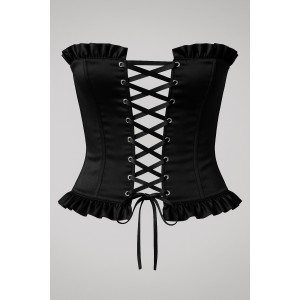 Κορσέ Μαύρο κλειστό Κορσέ Μαύρο κλειστό